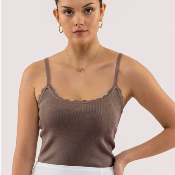 Perch by Blu Pepper
Camisole. 2XL. New with tags. Cocoa color. - Picture 3 of 9